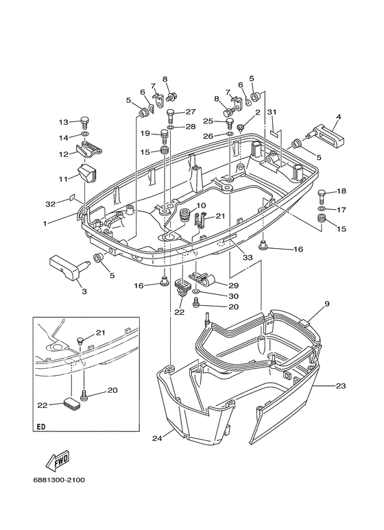 Bottom cowling
