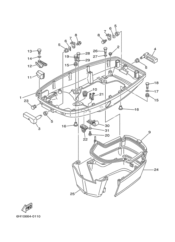 Bottom cowling