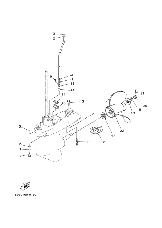 Lower casing привод