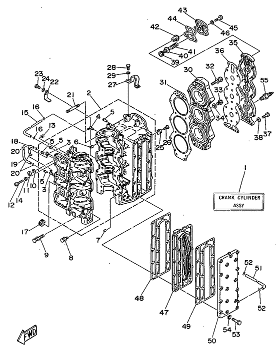 Cylinder. картер