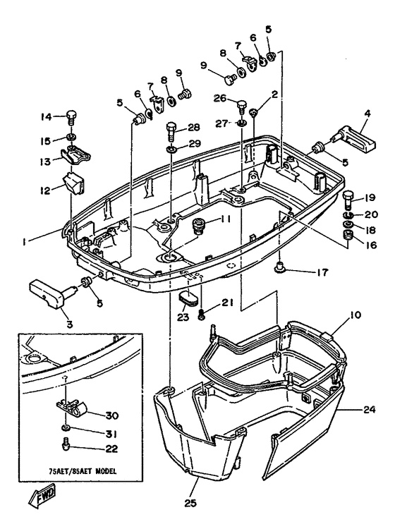 Bottom cowling