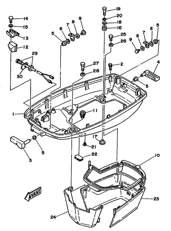 Bottom cowling