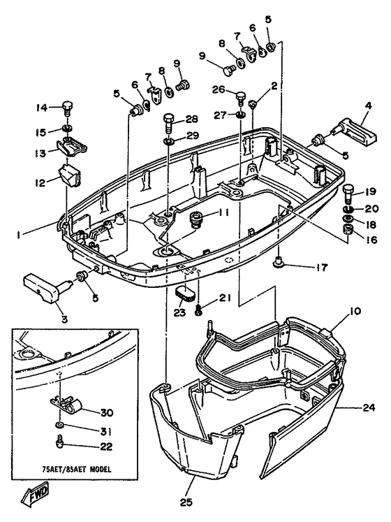 Bottom cowling