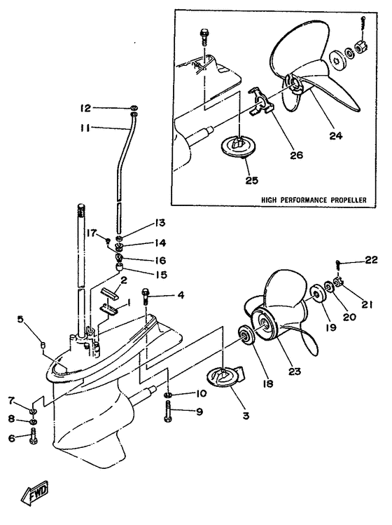 Lower casing. привод 2