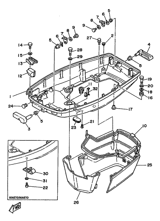 Bottom cowling