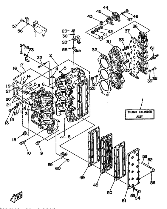 Cylinder. картер