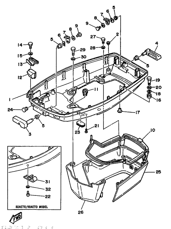 Bottom cowling