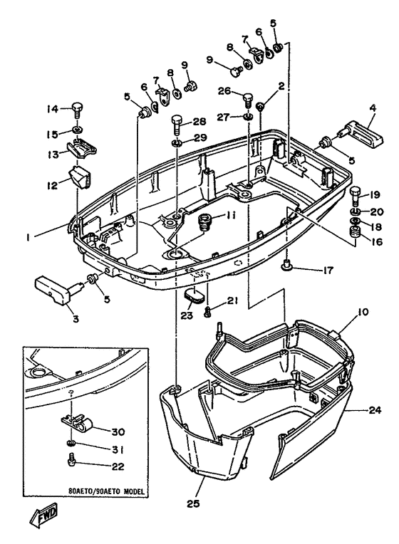 Bottom cowling