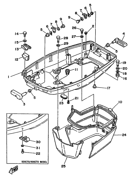 Bottom cowling