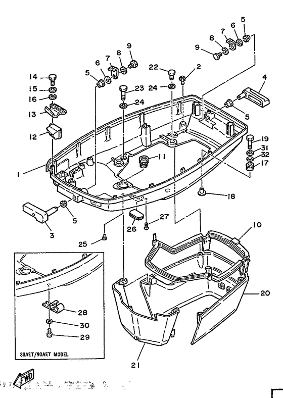 Bottom cowling