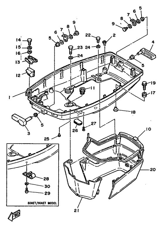 Bottom cowling