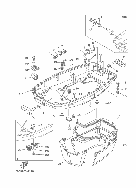 Bottom cowling