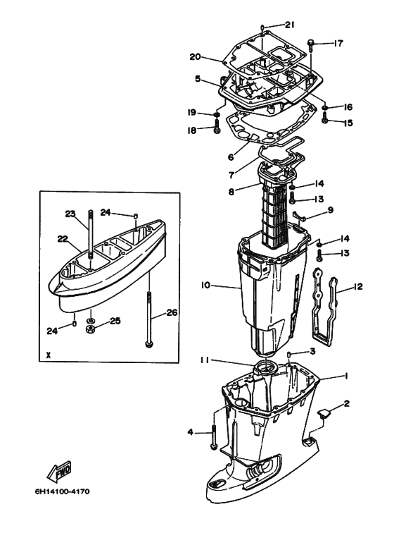 Дейдвуд кронштейн