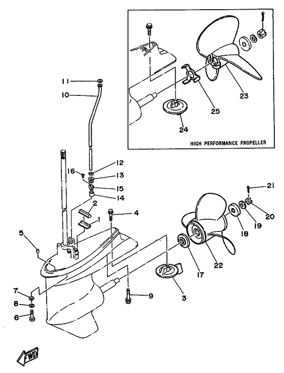 Lower casing. привод 2
