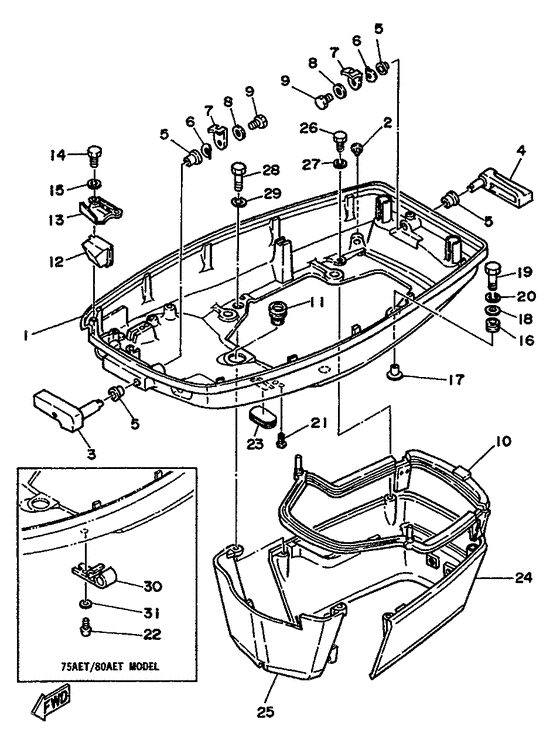 Bottom cowling