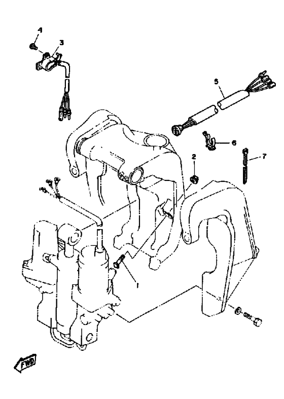 Power trim tilt sender