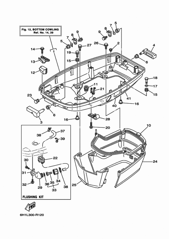 Bottom cowling