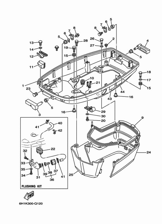 Bottom cowling
