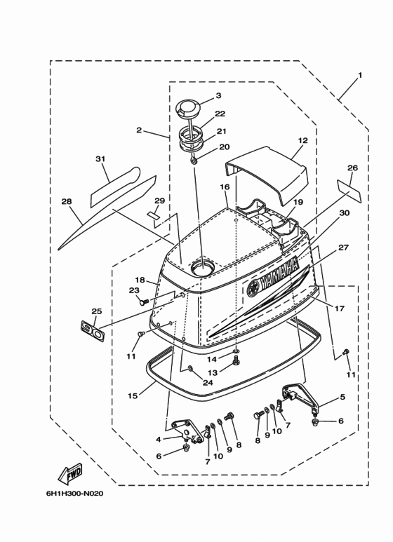 Top cowling