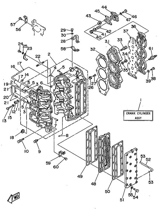 Cylinder. картер