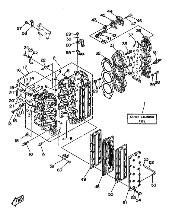 Cylinder. картер