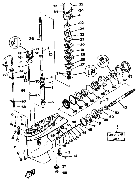 Lower привод