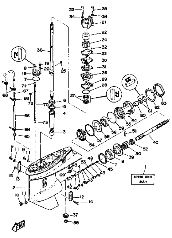 Lower привод