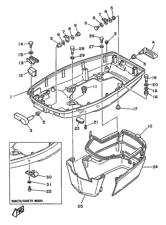 Bottom cowling