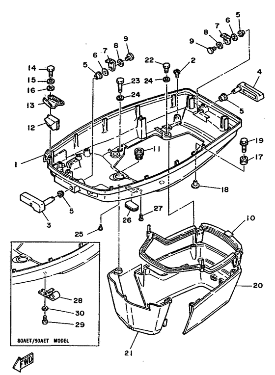 Bottom cowling