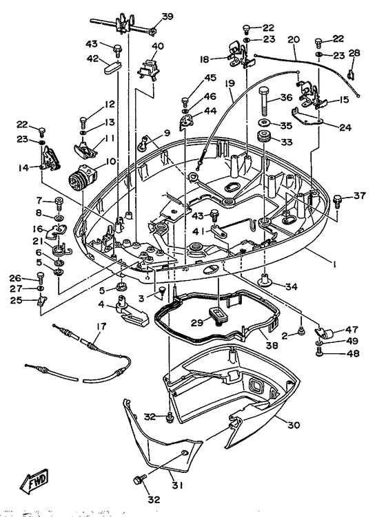 Bottom cowling