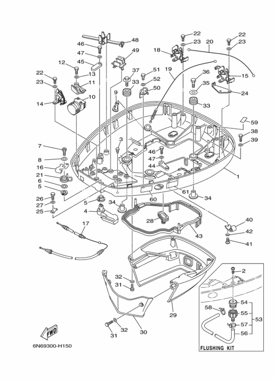 Bottom cowling
