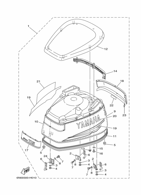 Top cowling