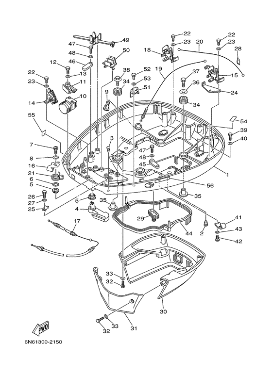 Bottom cowling