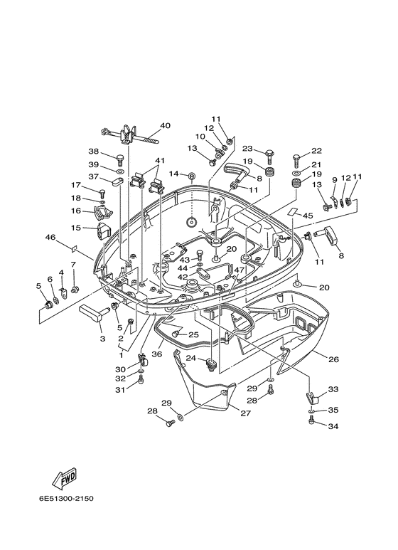 Bottom cowling