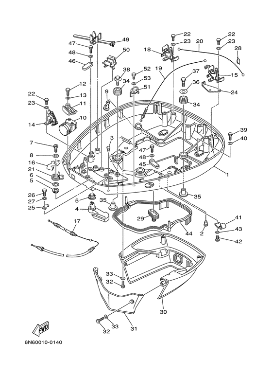 Bottom cowling