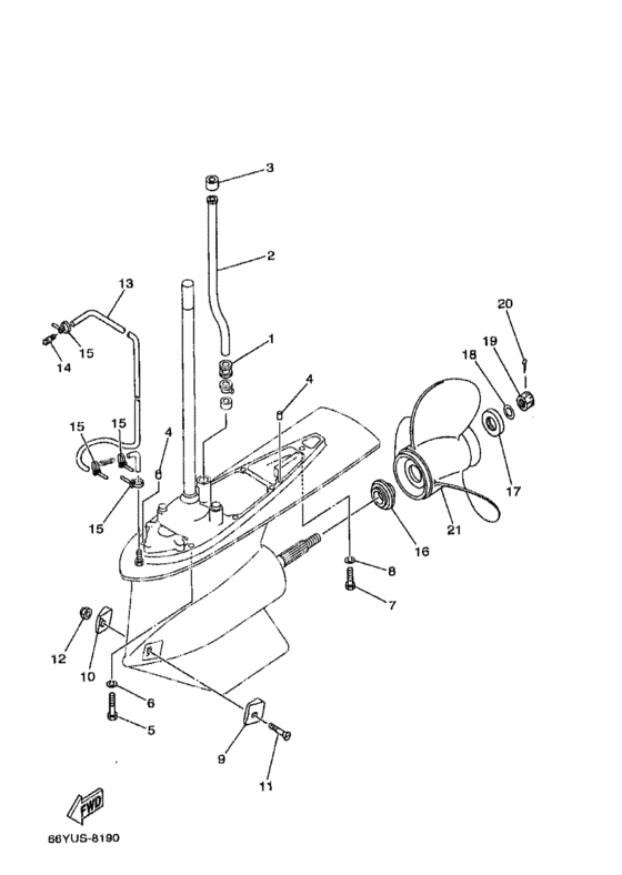 Lower casing привод