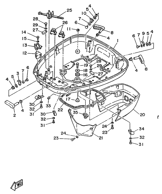 Bottom cowling