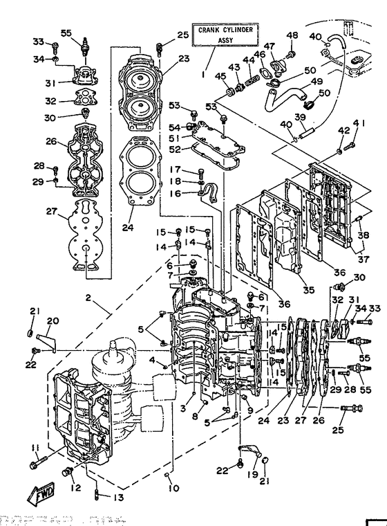 Cylinder. картер