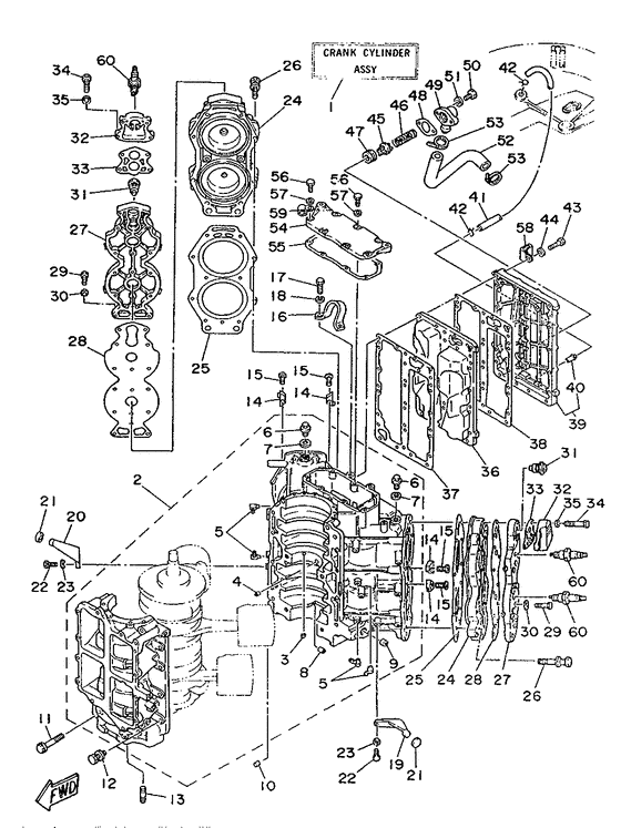 Cylinder. картер