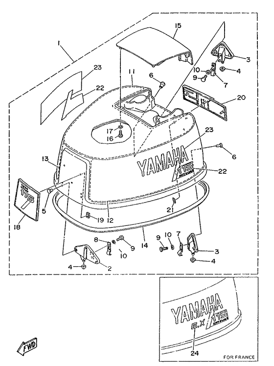 Top cowling