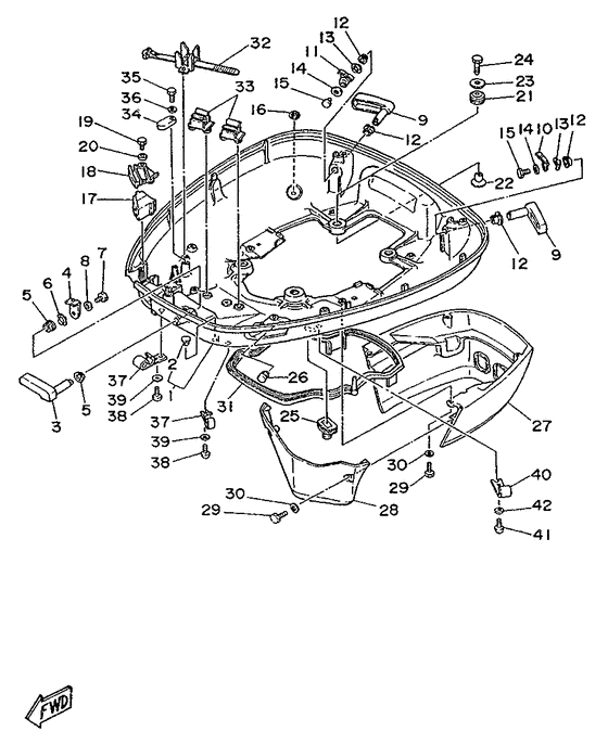 Bottom cowling