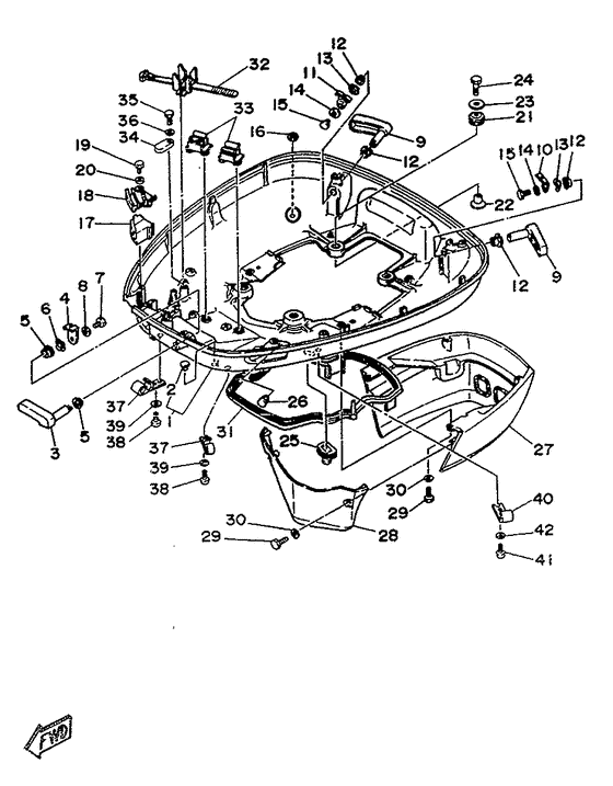 Bottom cowling