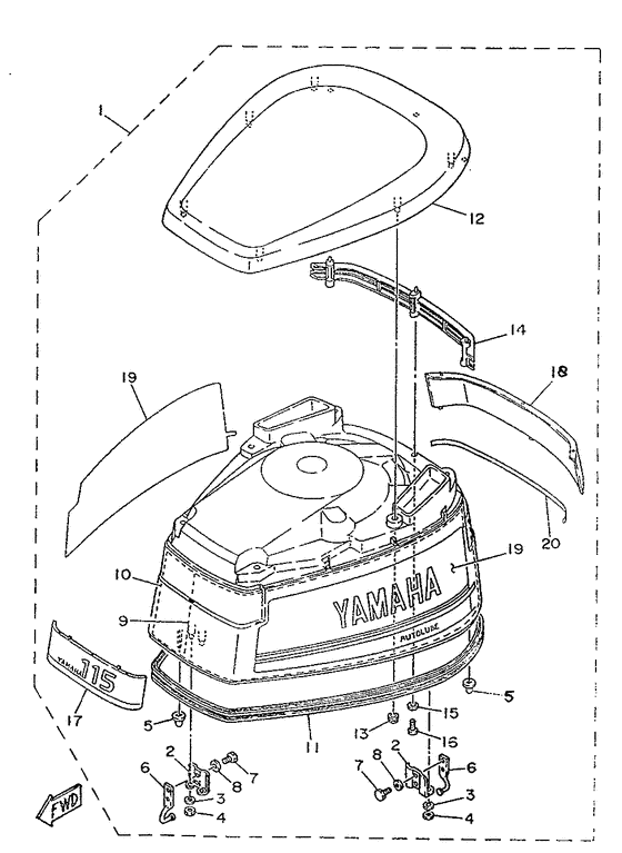 Top cowling