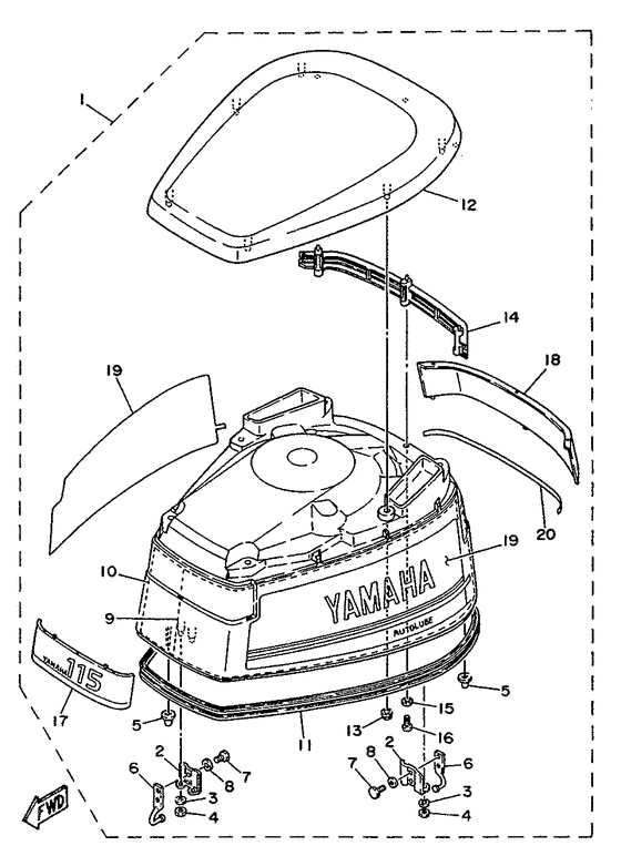 Top cowling
