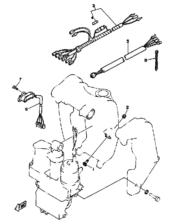Power trim sender