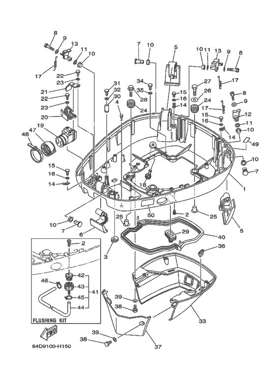 Bottom cowling