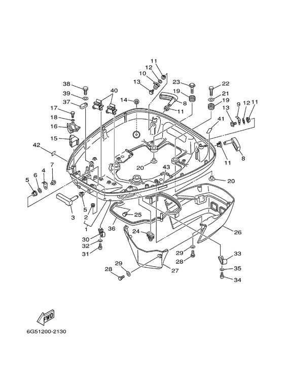 Bottom cowling