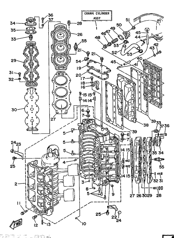 Cylinder. картер