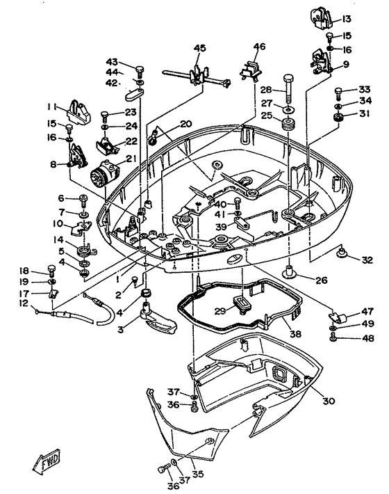 Bottom cowling