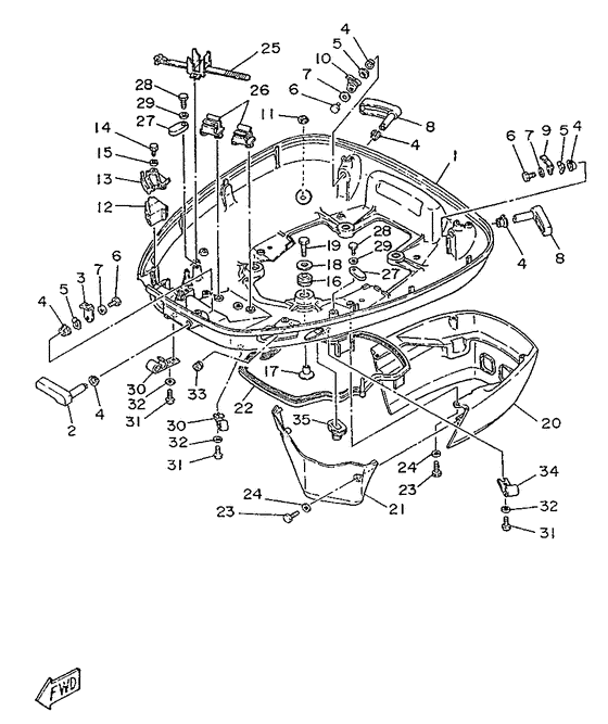 Bottom cowling